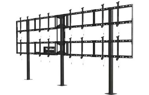 Стационарная стойка видеостены Peerless DS-S555-4X3 - самая большая стойка в серии Peerless DS-S555